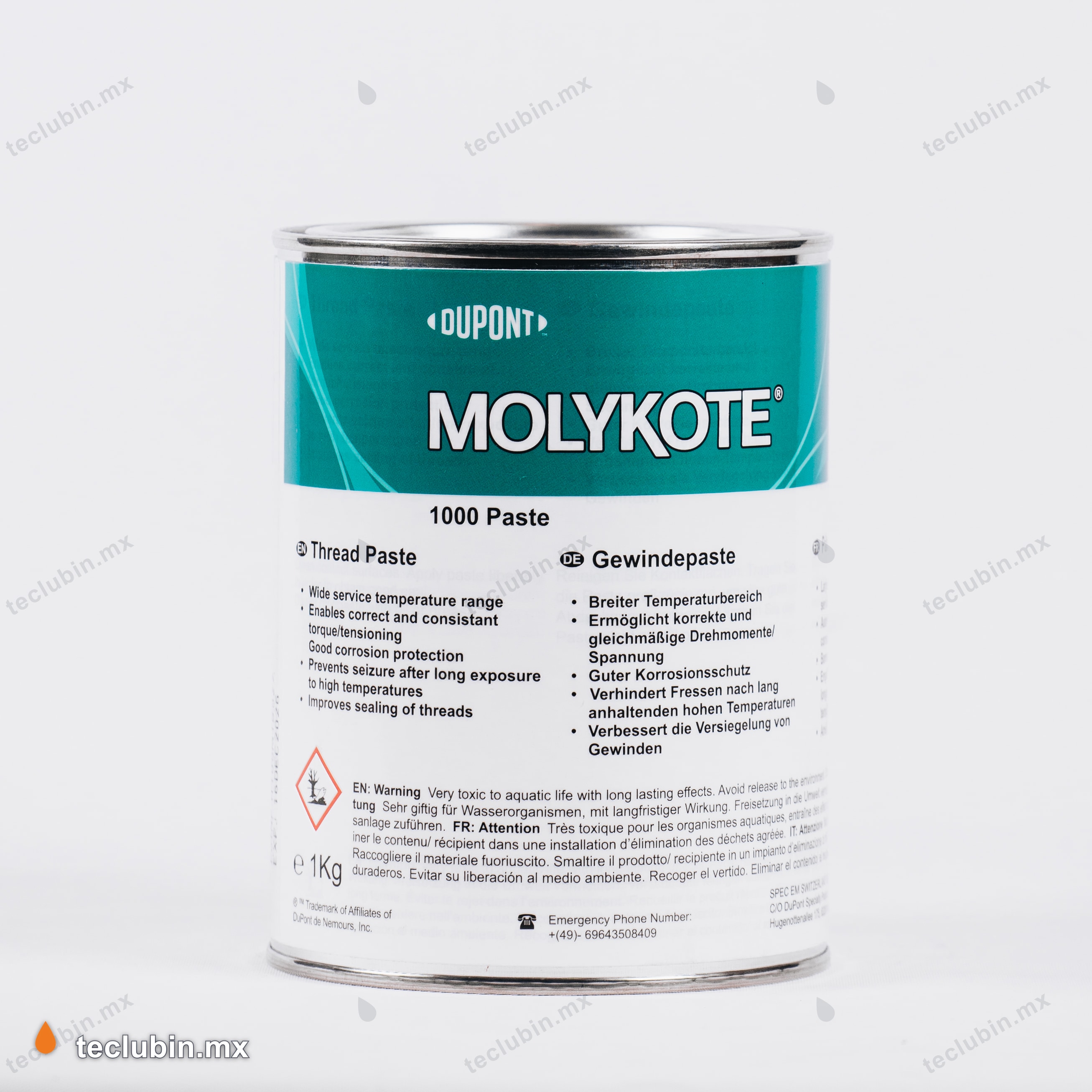 Molykote 1000 Pasta Anti-Gripado — 1 kg