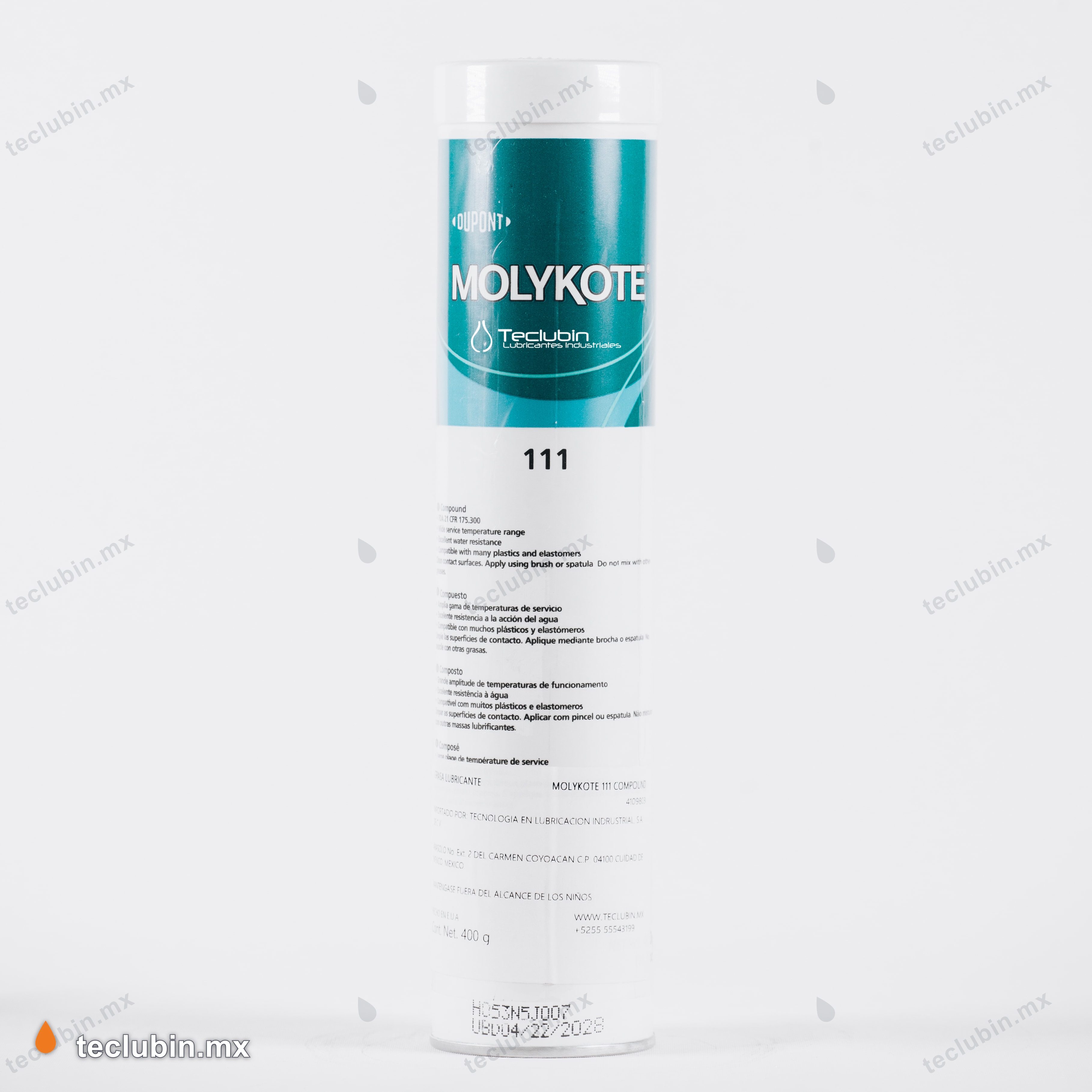 Molykote 111 Compound – Grasa de Silicona Multiusos 400g