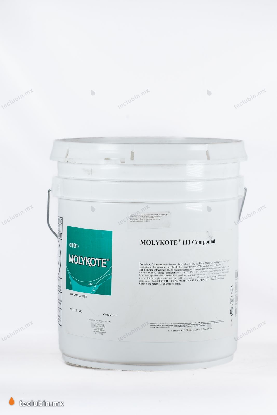 Molykote 111 Compound - Pasta de Ensamble 18 kg