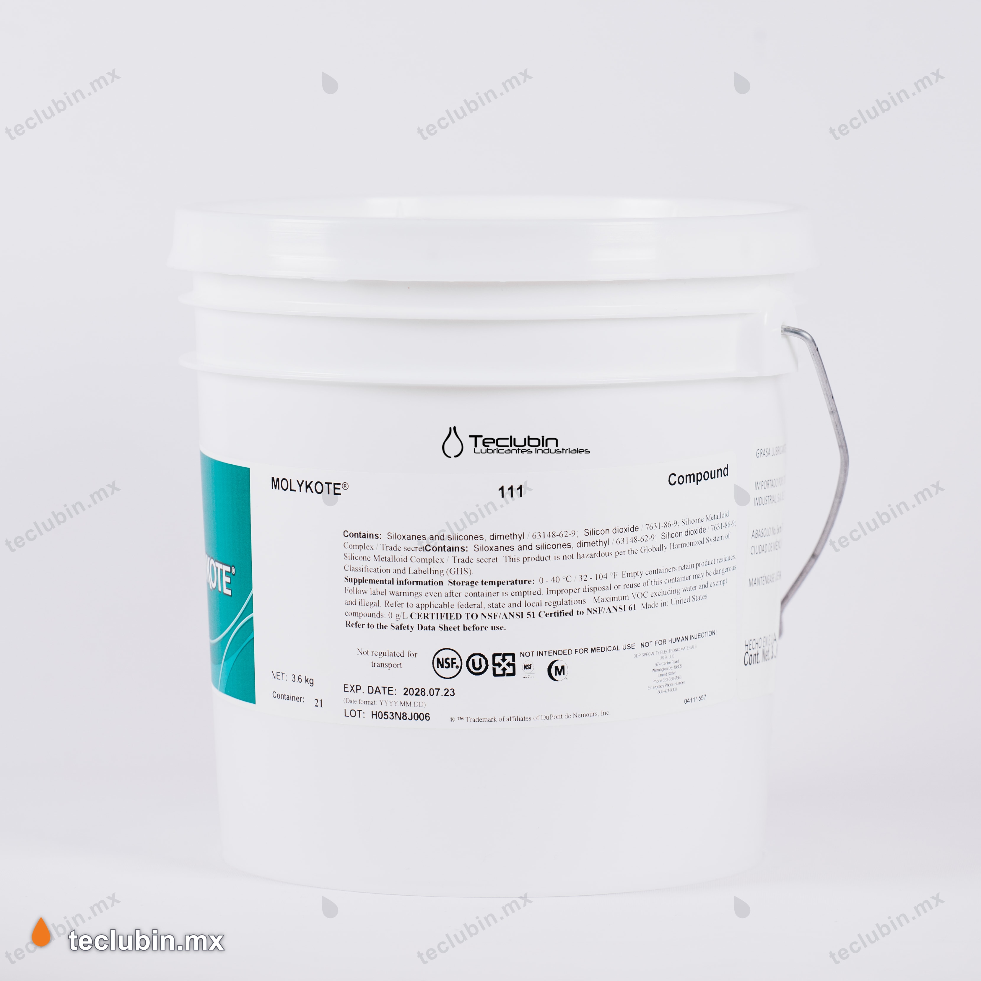 Molykote 111 Compound – Grasa de Silicona para Válvulas y Sistemas Sellados